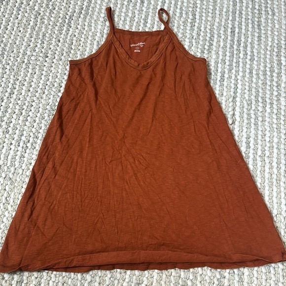 Universal Thread Burnt Orange Thread Dress M - Picture 1 of 3